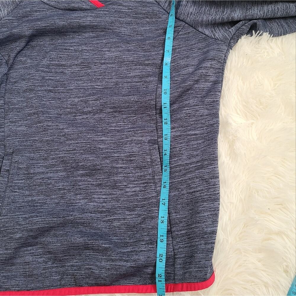Columbia Blue And Pink Athletic Pullover Hoodie Extra Small - Picture 9 of 11